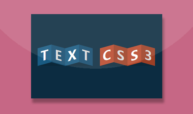 jQuery CSS3弯曲文本标题特效